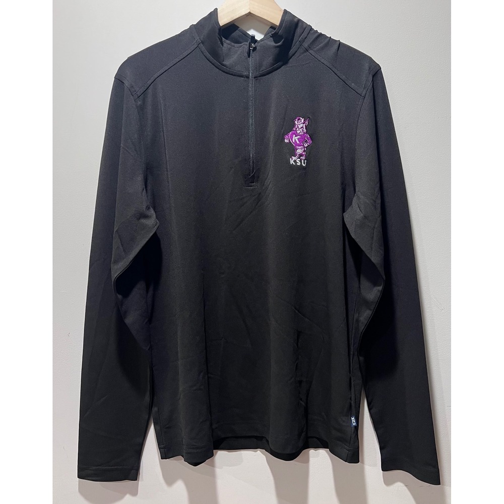 Kansas State Wildcats Wabash Vintage Cutter & Buck Mens Quarter Zip Medium